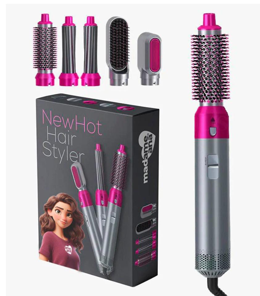 Escova Modeladora 5 em 1 New Hot Air Styler Original