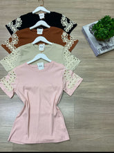 Blusa em Algodão e Malha