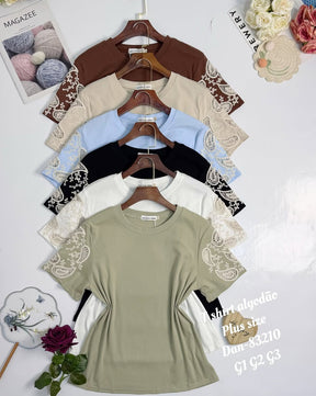 T-Shirt Algodão com Elastano