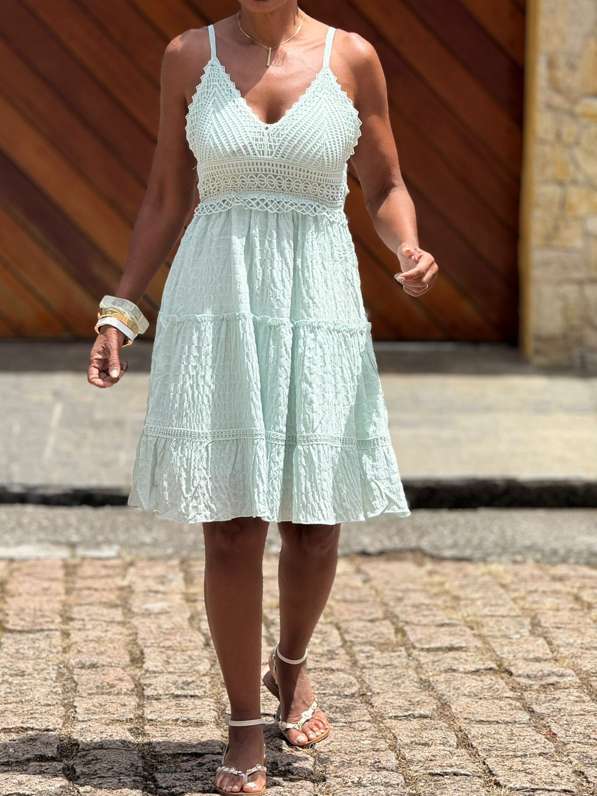 Vestido Laíse e Bojo lastex nas costas VERÃO